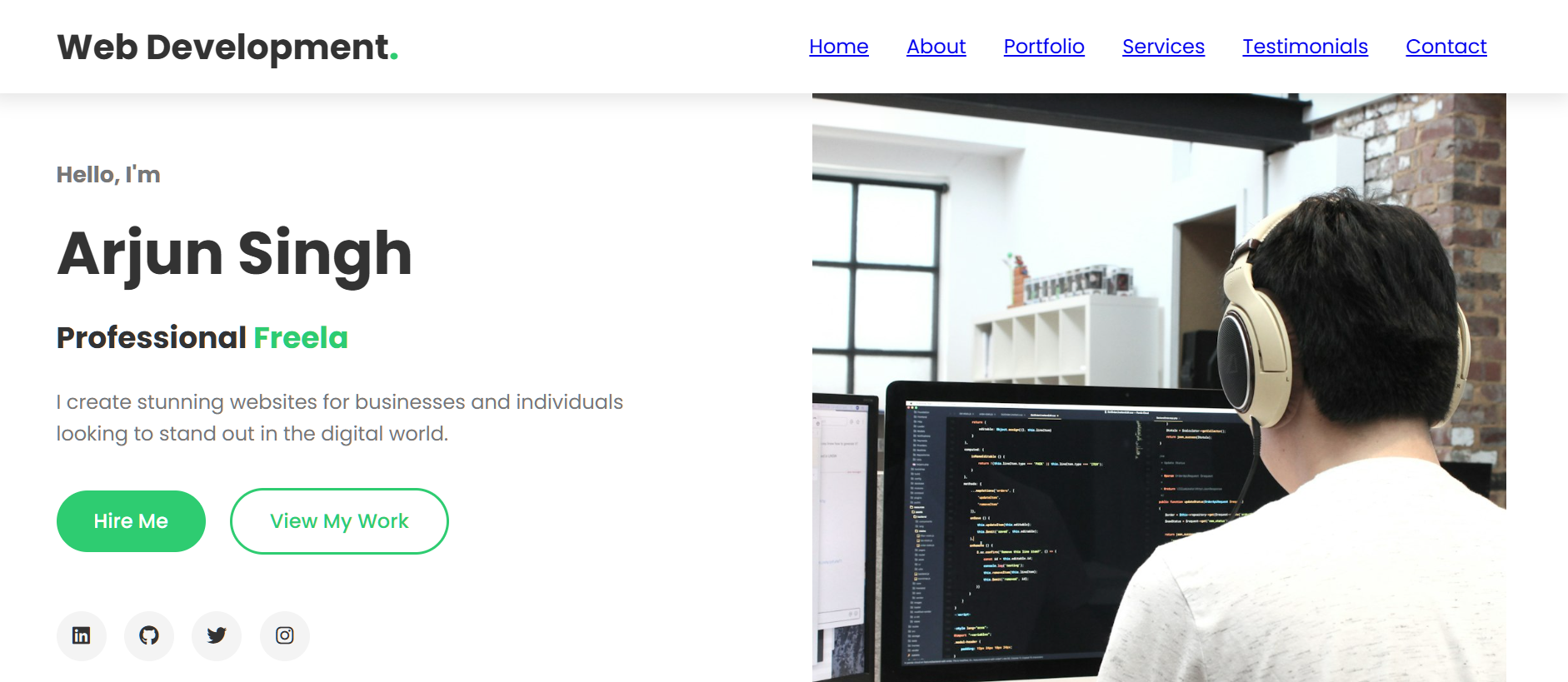 Web Development Portfolio